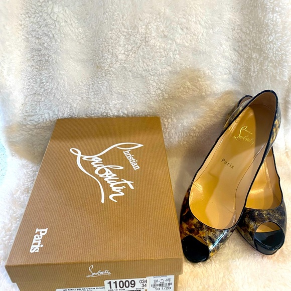 Christian Louboutin No Matter 85 Pumps
EU 40.5 US 9.5  M Vern Mouchete Heels - Picture 7 of 12